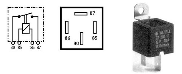 Relay, main current võimsusrelee 24V 30A sulguv