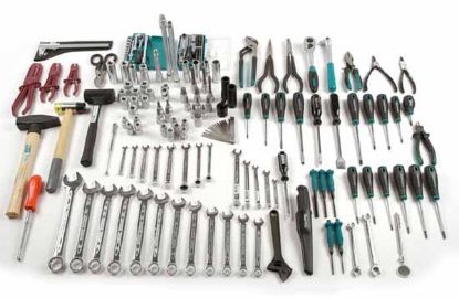 Oil Filter Spanner Set tööriistakärule 124-osa 1/2''