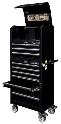 Tool Trolley 7 sahtliga tööriistakäru + pealiskapp, kitsas