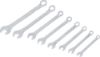 Spanner Set, ring/open ended 8-piece Combination Spanner Set, in Accordance wit