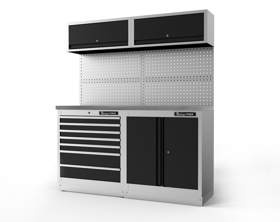 Tool Cabinet Kaks moodulit RV töötasapinnaga 1725x1980x546mm