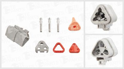 Cable Connector Kit 3 PIN komplekt DEUTSCH: DT06-3S