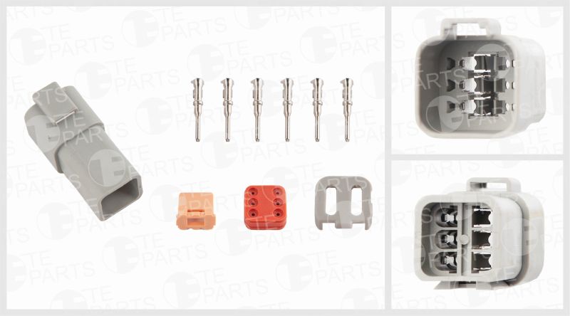 Cable Connector Kit 6 PIN komplekt DEUTSCH: DT04-6P