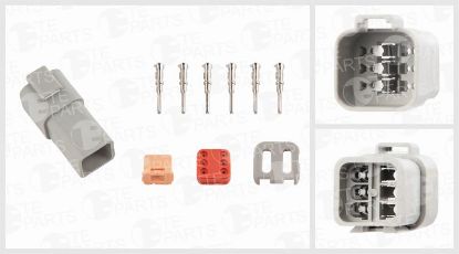 Cable Connector Kit 6 PIN komplekt DEUTSCH: DT04-6P