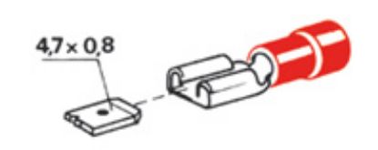 Terminal, electric universal parts 