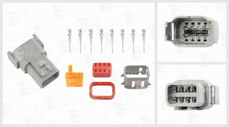 Cable Connector Kit 8 PIN komplekt DEUTSCH: DTM04-8P