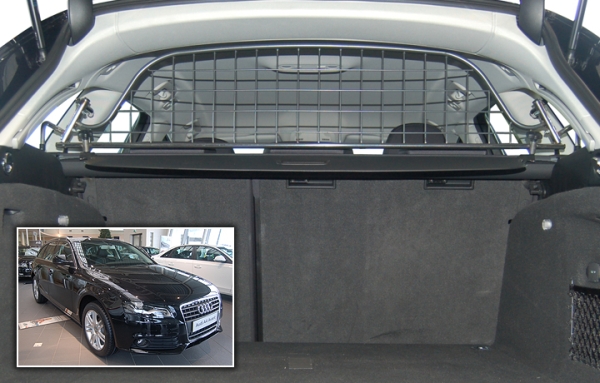 Barrier Mesh, boot-/cargo area AUDI A4/S4 AVANT/ALLAND ROVEROAD [NO S/R] (08-15)