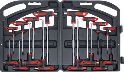 Screwdriver Set 16-piece Internal Hexagon and T-Star Key Set