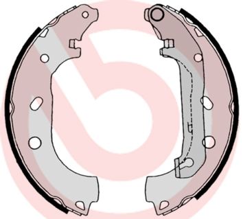 Brake Shoe Set 