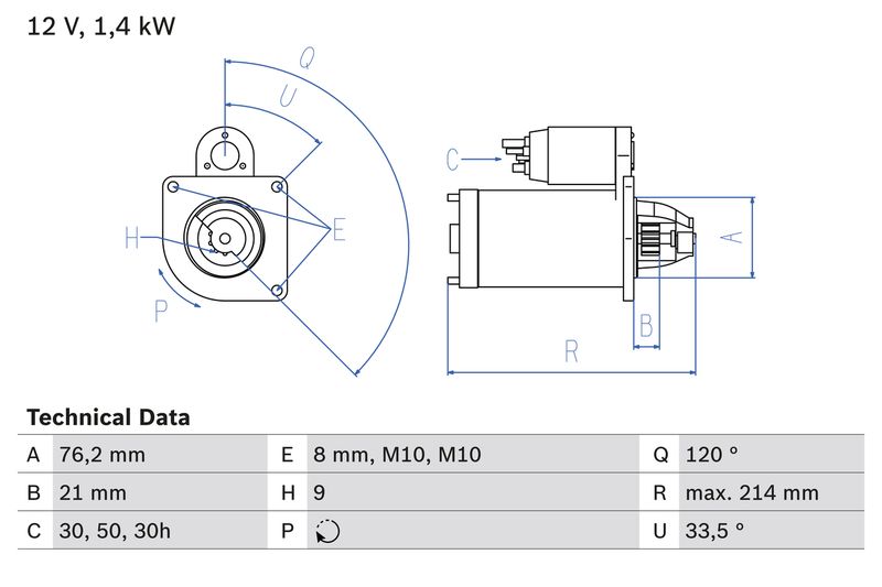 Starter BMW 3 (E46), 5 (E39), 5 (E60)