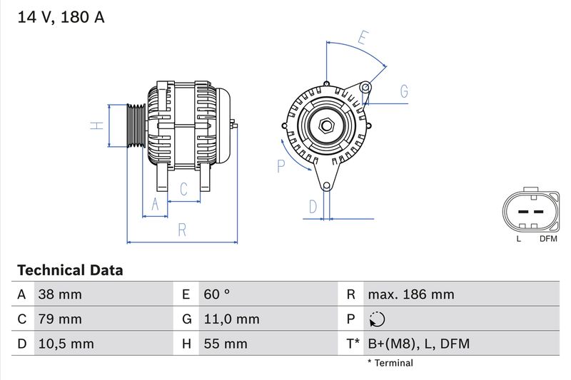 Alternator IVECO - 5801526032
