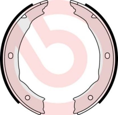 Brake Shoe Set, parking brake 