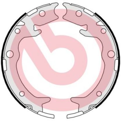 Brake Shoe Set, parking brake 