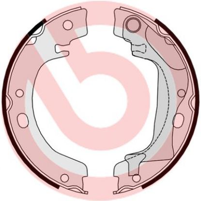 Brake Shoe Set, parking brake 