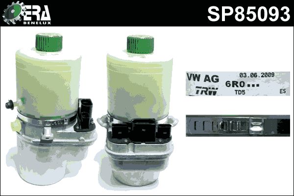 Hydraulic Pump, steering system VAG  6Q0 423 155 AE - (TRW) Hella and Valeo sensor