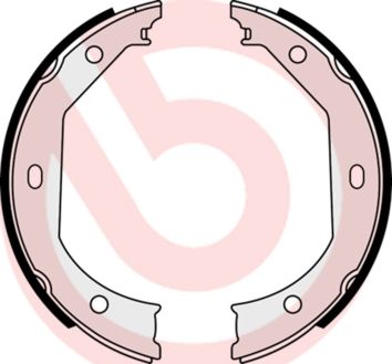 Brake Shoe Set, parking brake 