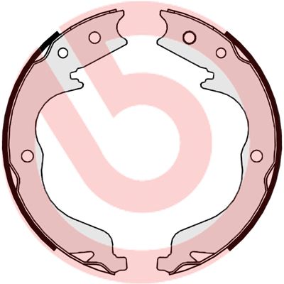 Brake Shoe Set, parking brake 