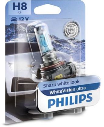 Bulb, spotlight H8 35W PGJ19-1 WhiteVision Ultra 1tk