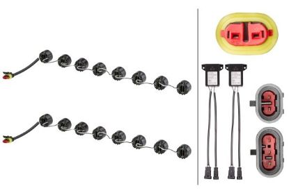 Daytime Running Light Set LEDayFlex 8xLED, 12/24V (+gab.)