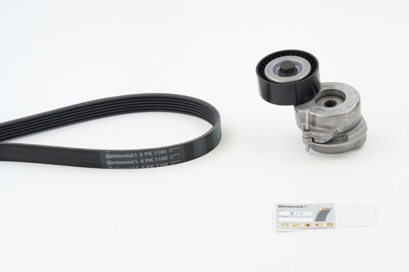 V-Ribbed Belt Set ASTRA H (L48), IGNIS II GA35367 + 6PK1180-CON