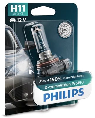 Bulb, spotlight H11 X-tremeVision Pro150 1tk +150% valgus