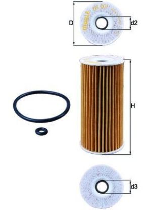 Oil Filter MERCEDES-BENZ - 668 184 00 25