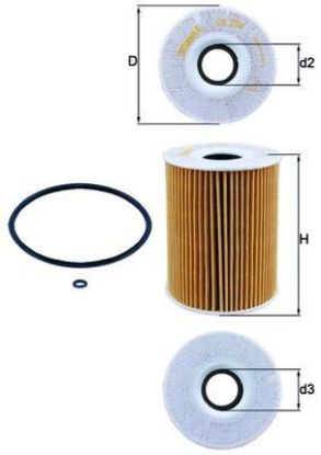 Oil Filter MERCEDES-BENZ - 629 180 01 09
