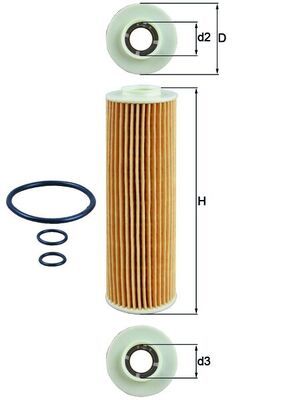 Oil Filter MERCEDES-BENZ - 271 180 03 09