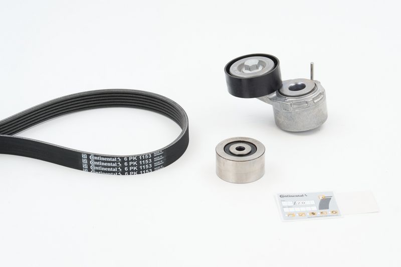 V-Ribbed Belt Set Peugeot 307 2.0 HDI