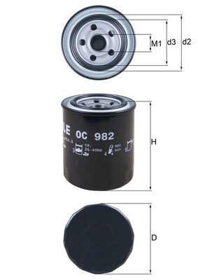 Oil Filter SUBARU - 15208-AA110
