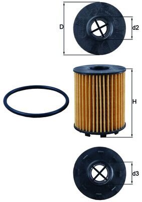 Oil Filter GENERAL MOTORS - 55245952