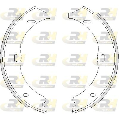 Brake Shoe Set, parking brake MERCEDES-BENZ - 639 420 02 20