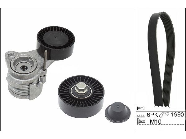 V-Ribbed Belt Set BMW - 11 28 7 527 564