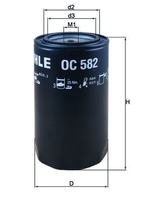Oil Filter IVECO - 500038752