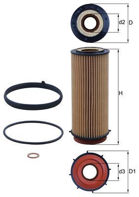 Oil Filter BMW - 11 42 7 808 443