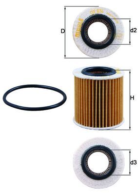 Oil Filter MAZDA - U2Y0-14-302, FORD - 1 720 612
