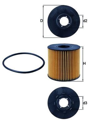 Oil Filter RENAULT - 77 00 109 402
