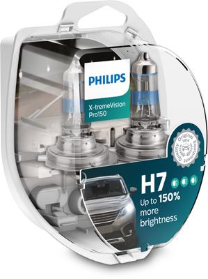 Bulb, spotlight H7 X-tremeVision Pro150 2tk +150% valgus
