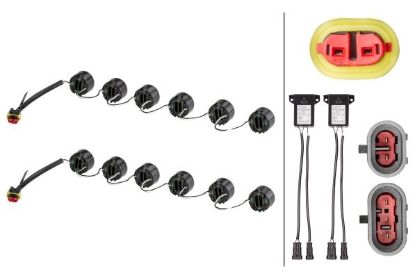 Daytime Running Light Set LEDayFlex 6xLED, 12/24V (+gab.)