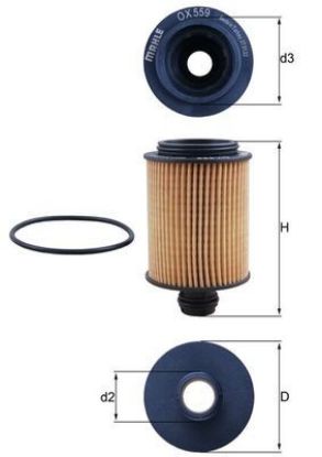 Oil Filter GENERAL MOTORS - 55565960