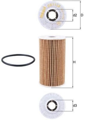 Oil Filter JAGUAR - JDE37128, LAND ROVER - LR073669