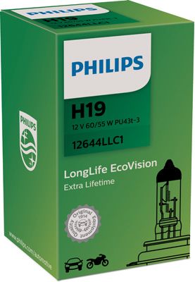 Bulb, spotlight H19 LongLife EcoVision 60/55W PU43t-3