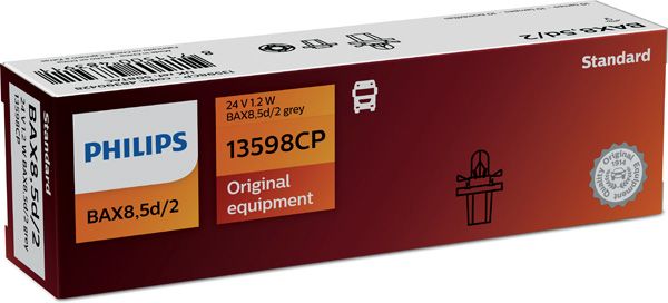 Bulb, instrument lighting 1,2W BAX10D