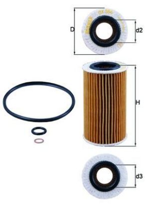 Oil Filter KIA - 26320-27000