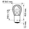 Bulb, direction indicator PY21W BAU15s MasterLife