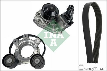 Water Pump + V-Ribbed Belt Kit MINI 8617545