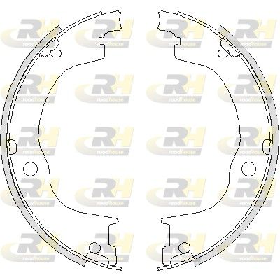Brake Shoe Set, parking brake CAPTIVA (C100, C140) 06.06 -