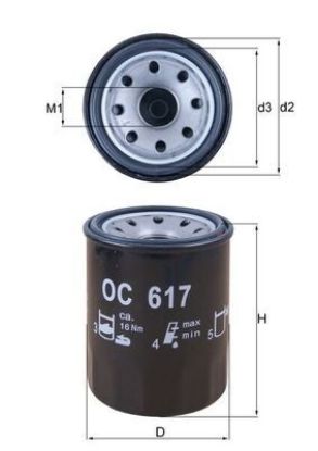 Oil Filter HONDA - 15200-PH1-004