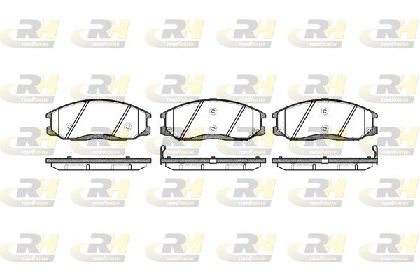 Brake Pad Set, disc brake Hyundai Trajet 00- esim.