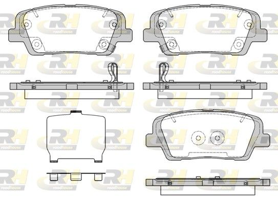Brake Pad Set, disc brake Kia Sorento 15- tagum.